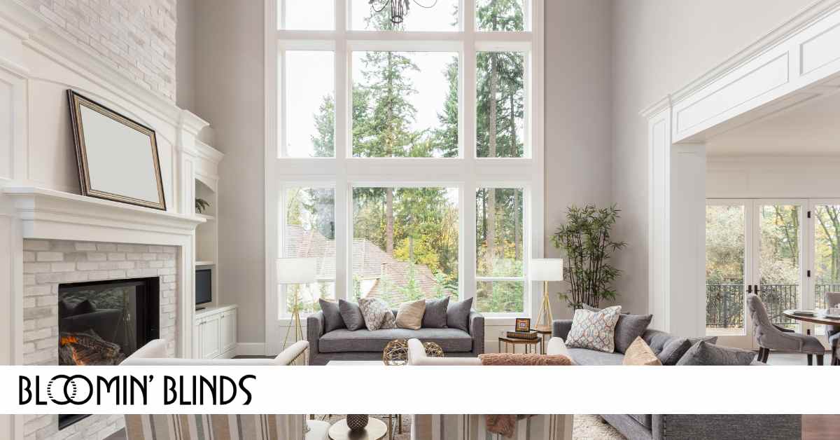 tall windows in home