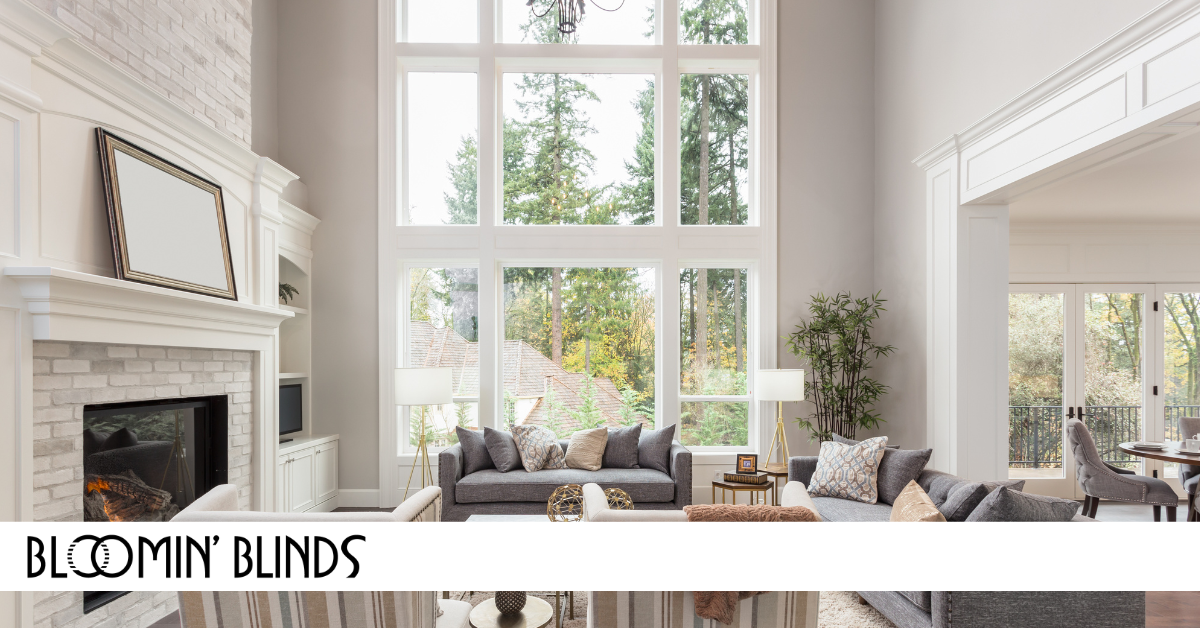 tall windows in home