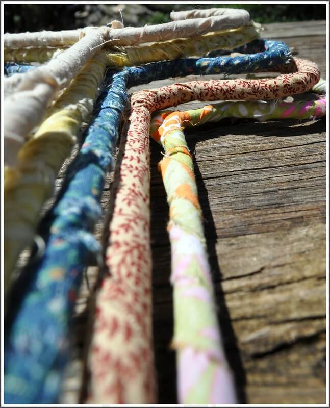 hangers covered in fabric