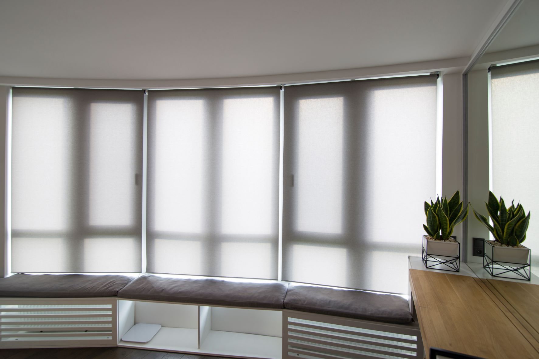 Gray Opaque Solar Shade