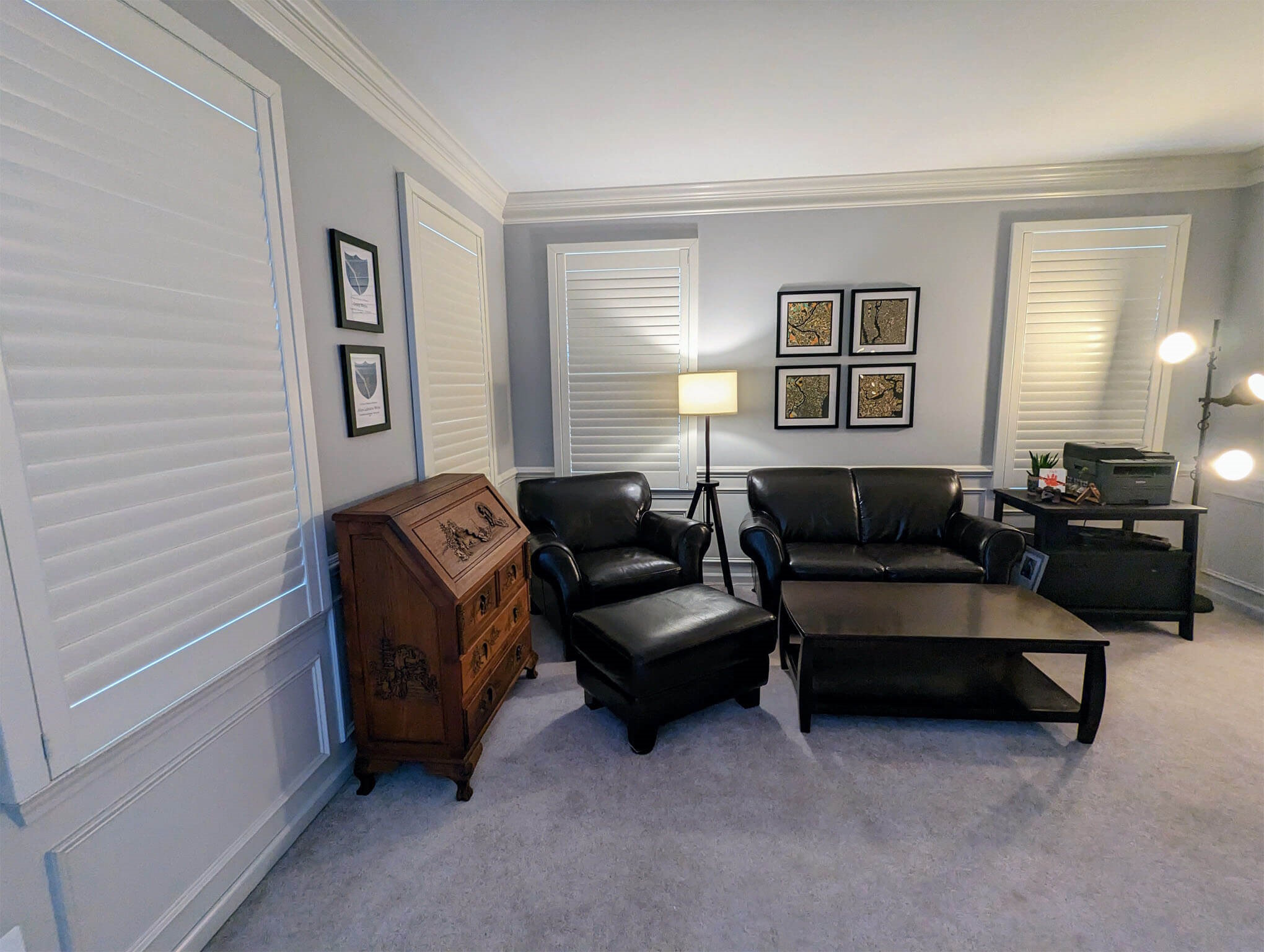 Noise-reducing window treatments